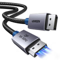 UGREEN 80Gbps DisplayPort 2.1 Cable 16K@60Hz - High-Bandwidth Gaming