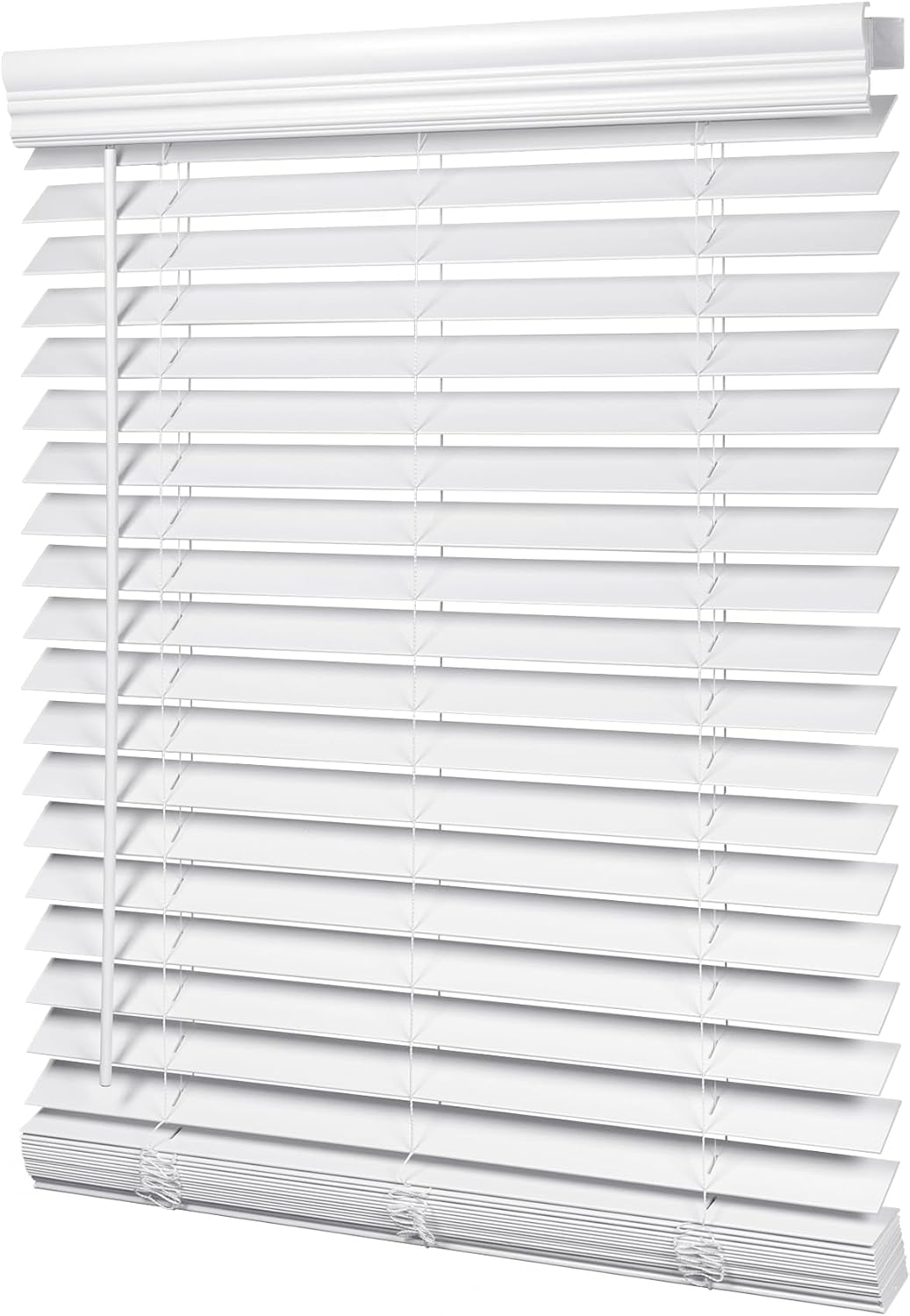 LazBlinds 2-inch Cordless Faux Wood Blinds with Valance