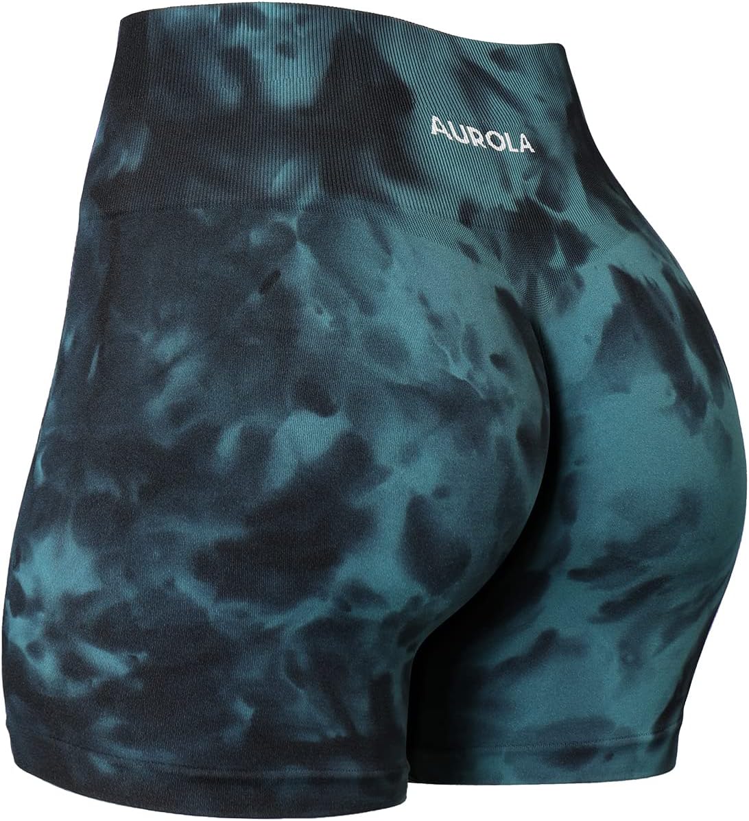 AUROLA Dream Tie Dye Workout Shorts for Women - Soft Active Wear