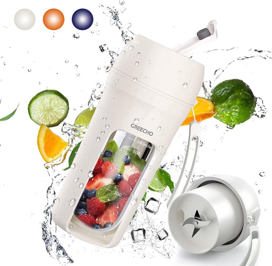 Portable One-Handed Mini Blender - Smoothies On-The-Go!