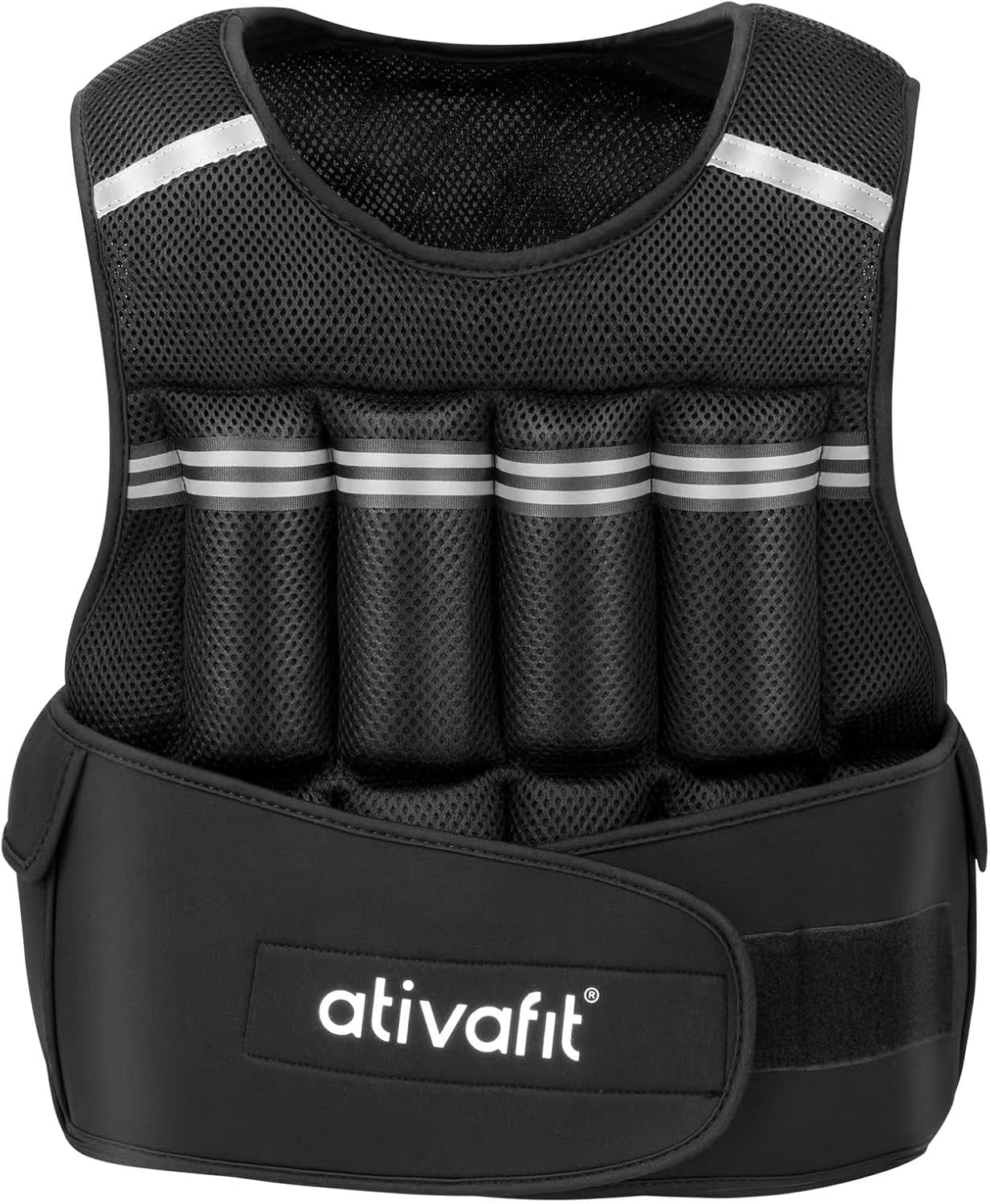Ativafit Adjustable Weighted Vest for Strength Training and Jogging