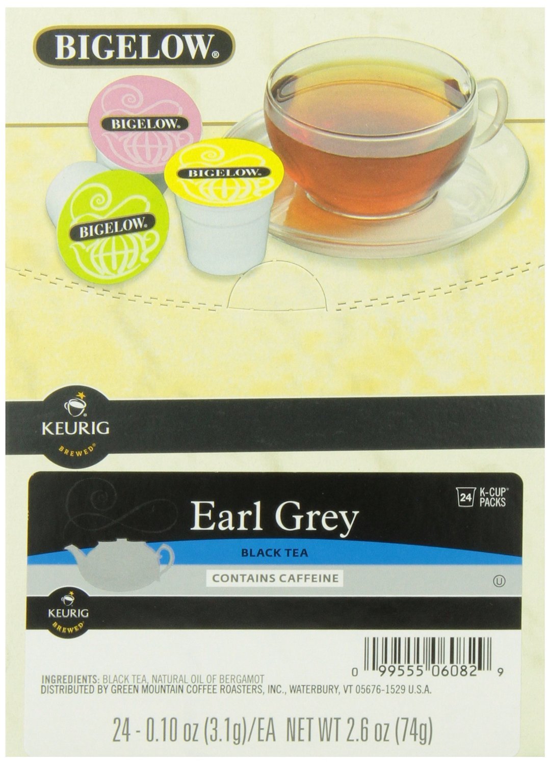 Bigelow K-Cup English Breakfast Tea for Keurig Brewers, 96 Count
