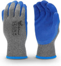 120 Pairs Large Rubber Latex Double Coated Work Gloves - Heavy Duty