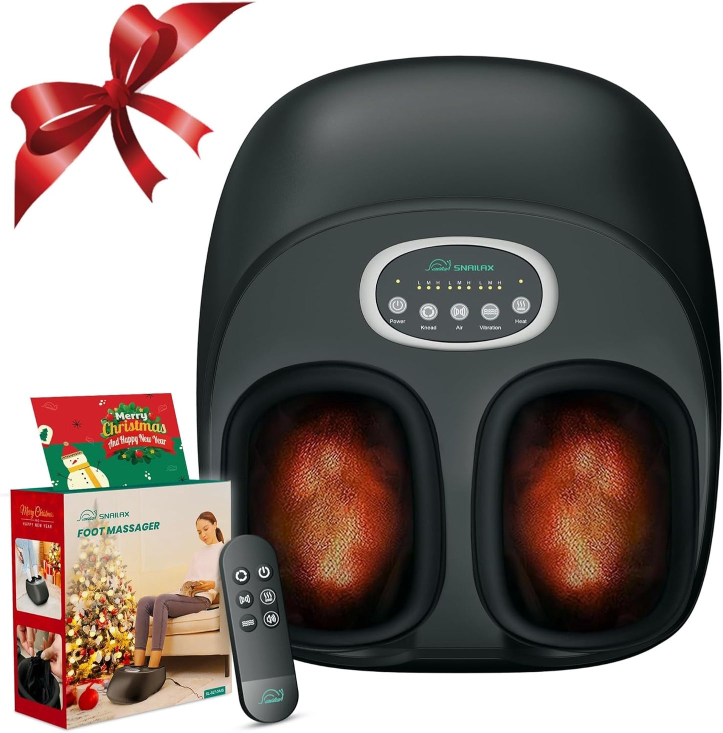 Snailax Foot Massager with Heat for Ultimate Relaxation and Relief