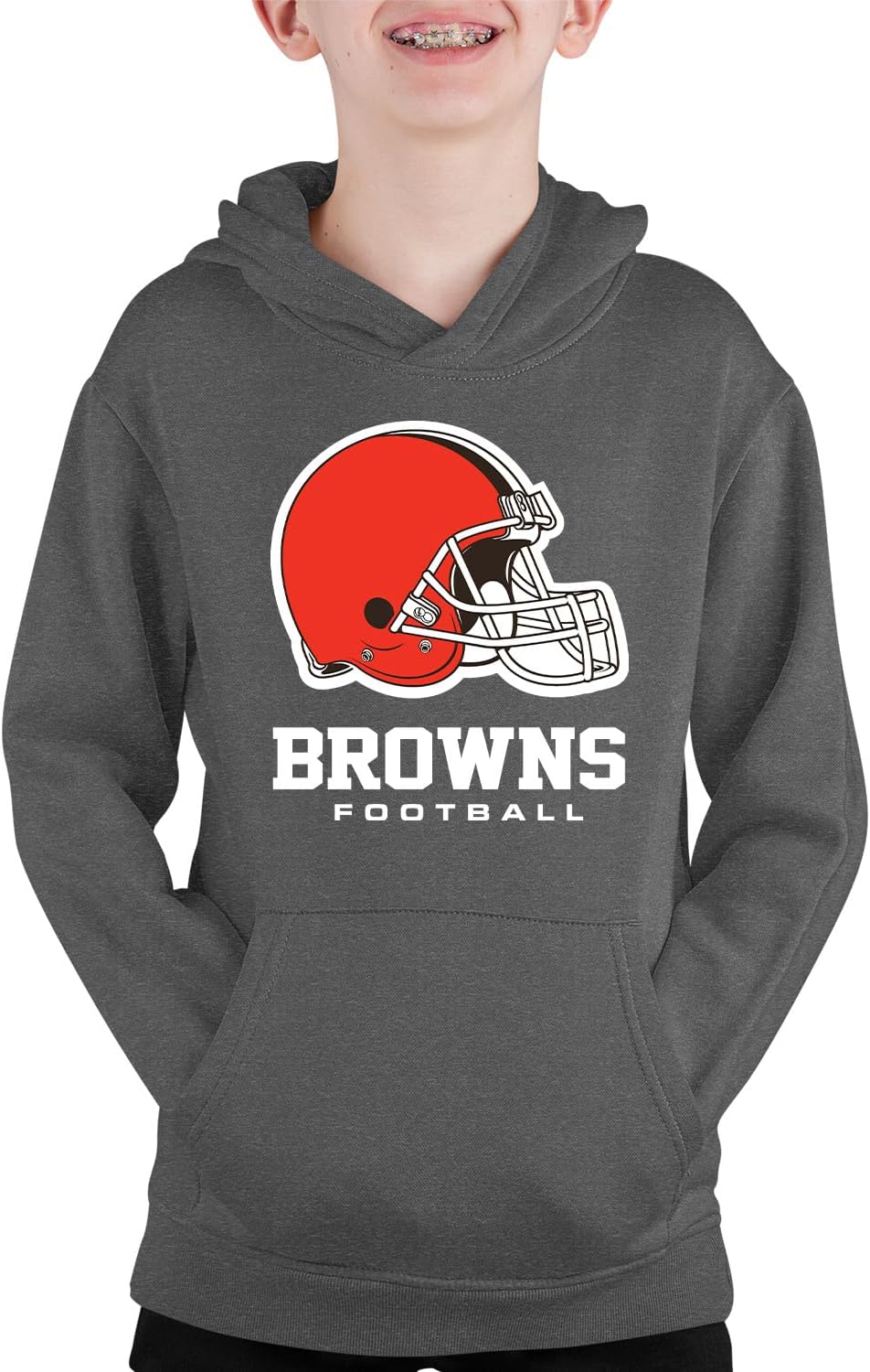 Youth NFL Ultimate Fan Logo Fleece Hooded Sweatshirt for Kids