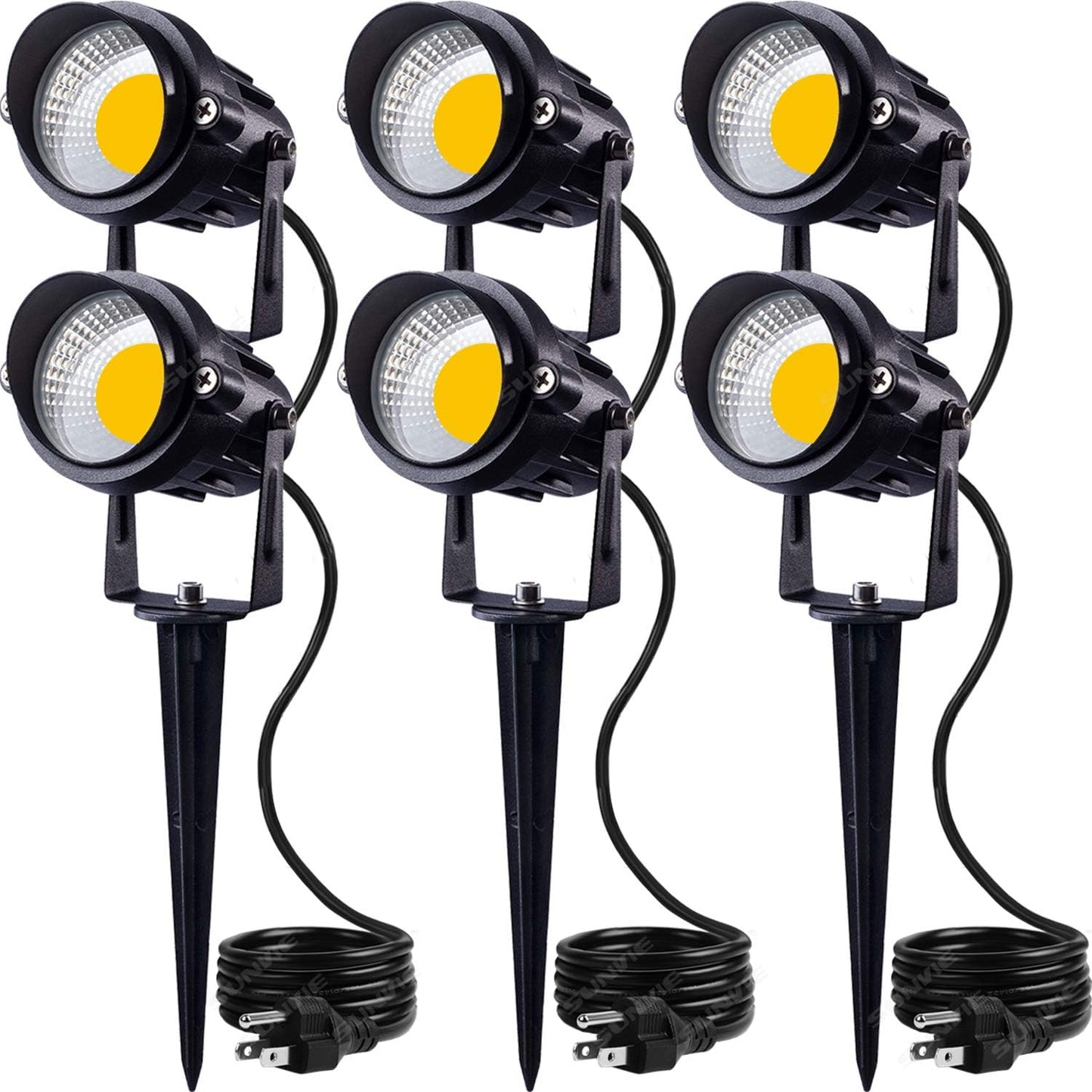 SUNVIE LED Outdoor Spotlight 12W Landscape Lighting for Yard
