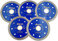 SHDIATOOL 4in Diamond Saw Blade 5-Pack - Fast, Chip-Free Cuts