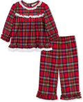 Baby Boys' and Girls' Christmas Plaid Pajamas and Nightgowns - Soft
