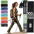 Ultra-Light Carbon Fiber Trekking Poles for Hiking Enthusiasts
