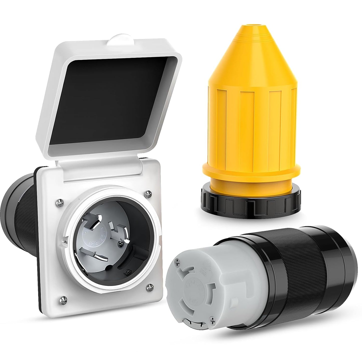 Nilight 50AMP RV Power Inlet Outlet Kit for Safe Connections