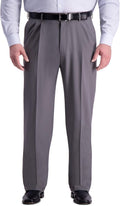 Haggar Men's Premium Comfort Classic Fit Pleat Front Pant - All-Day no