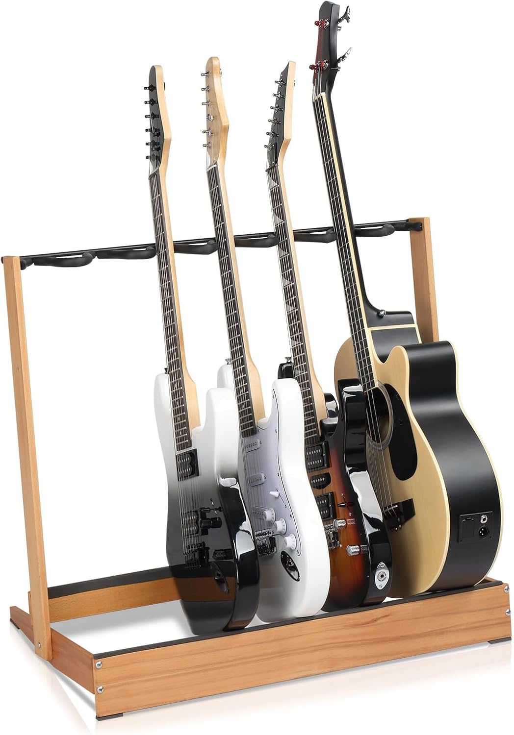 Ktaxon Wood Guitar Stand - Folding Floor Rack