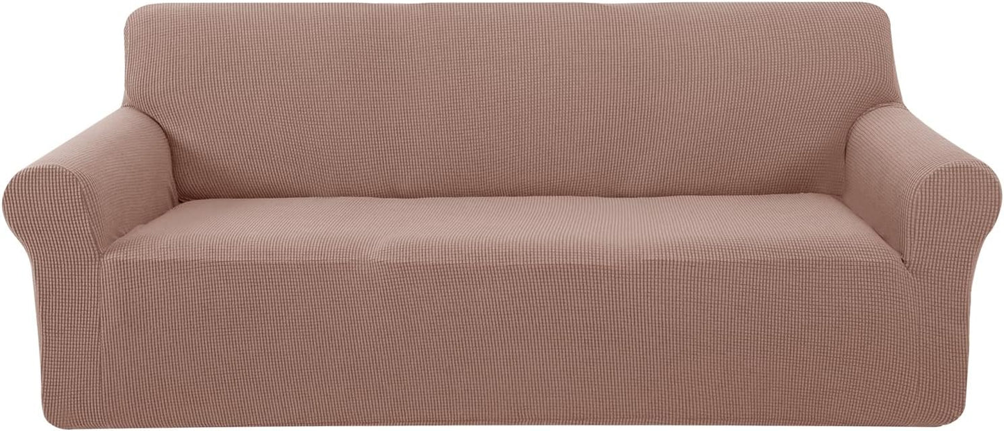U-NICE HOME Stretch Couch Cover for 3 Cushion Sofa Slipcover
