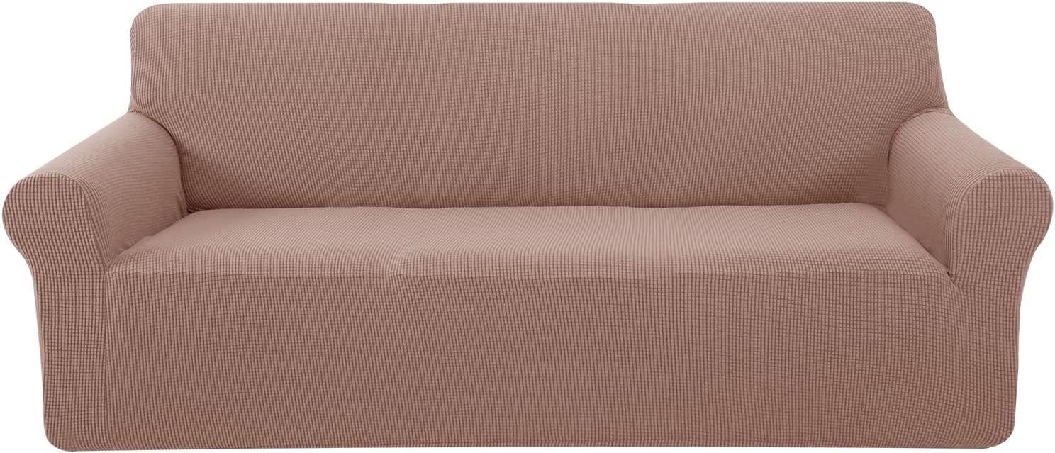 U-NICE HOME Stretch Couch Cover for 3 Cushion Sofa Slipcover