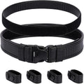2 in Basketweave Duty Belt w/ Hook Lining - Stiff Leather Duty Belt