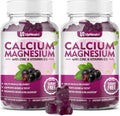 Calcium Magnesium Zinc Gummies with Vitamin D3 for Wellness