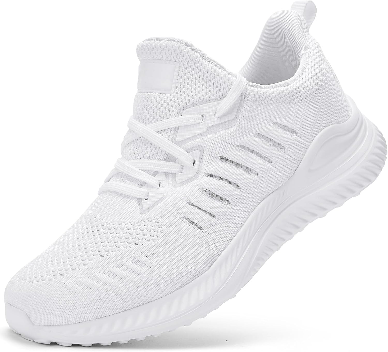 Mens Wide Sneakers Slip On Memory Foam Walking Shoes Comfortable