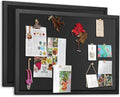 Large Bulletin Board 23 in x 17 in 2 Pack - Practical Pin Display