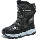 Boys Snow Boots Winter Waterproof Slip Resistant Cold (Style P34Y)
