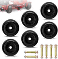 Lawn Mower Anti Scalp Deck Wheel Kit Set of 6 - Prevent Turf Scalp