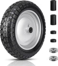 4.80/4.00-8 Tire and Wheel 14.5in Flat Free Wheelbarrow Tire - Durable