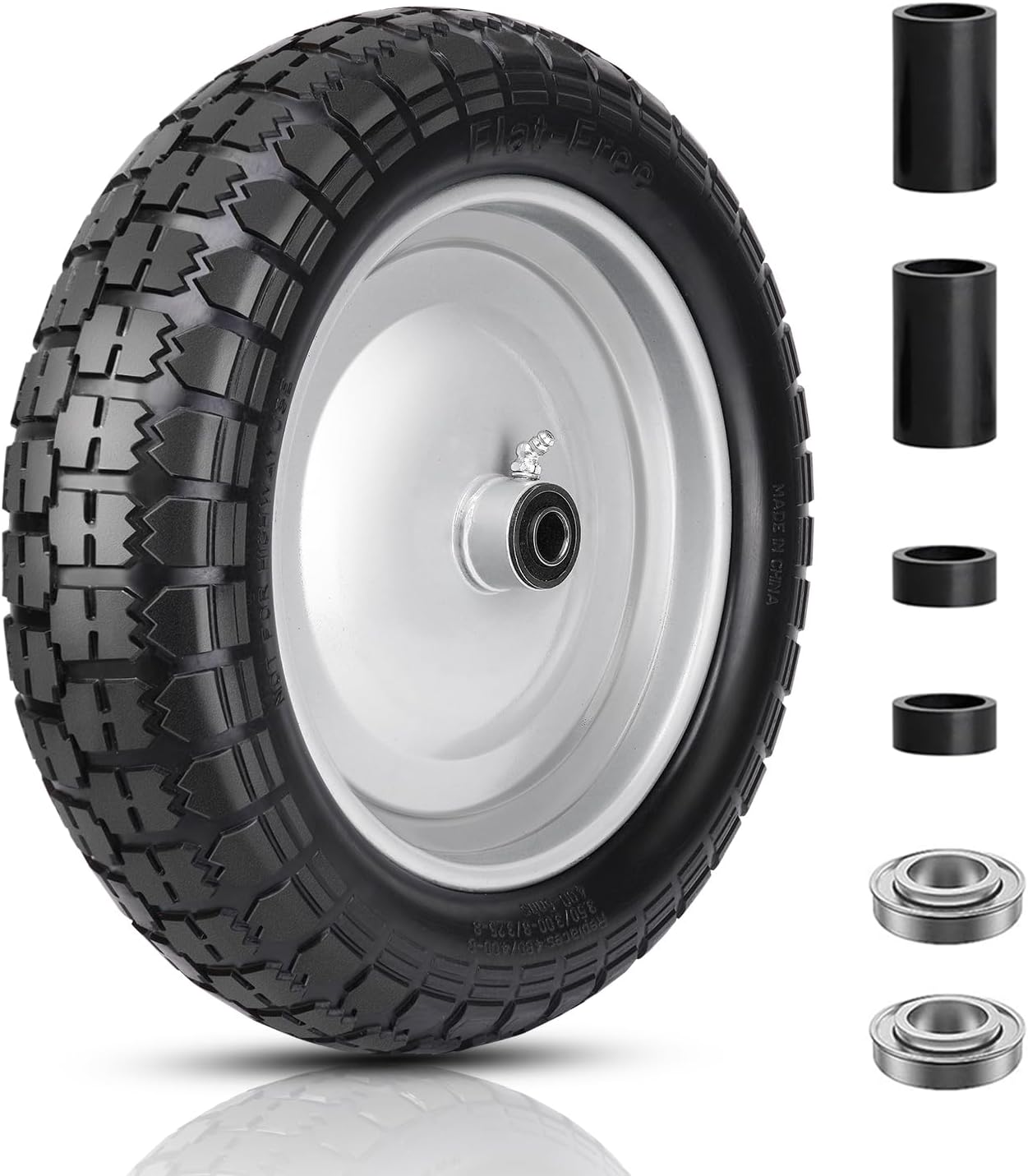 4.80/4.00-8 Tire and Wheel for Wheelbarrows and Hand Trucks