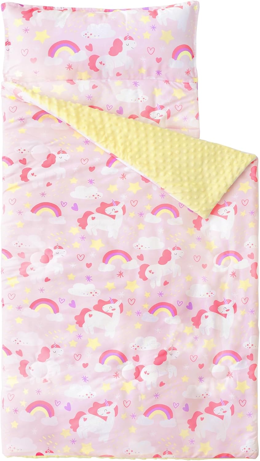 Bunnikins & Clover Toddler Nap Mat for Easy Clean Comfort