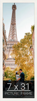 wallsthatspeak 7x31 white Picture Frame for Posters and Puzzles