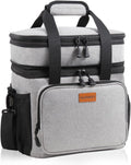 Double Decker XLarge Lunch Box - Expandable 22L Insulated Cooler