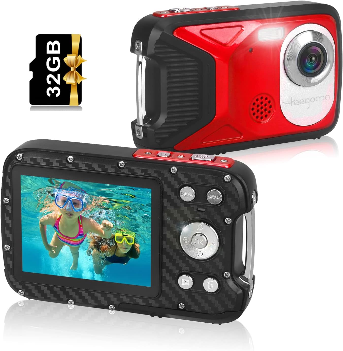 HD 30MP Underwater Video Cam - 32G Card Included