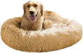 MFOX Calming Dog Bed for Medium and Large Dogs - Cozy Donut Cuddler