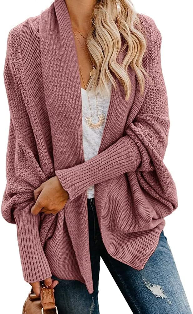 Mafulus Women's Oversized Chunky Knit Cardigan for Cozy Style
