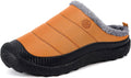 Womens Mens House Slippers Slip on Snow Winter Warm Fully Fur Lined It