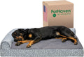Furhaven Orthopedic Dog Bed for Large Dogs - Gray Almonds