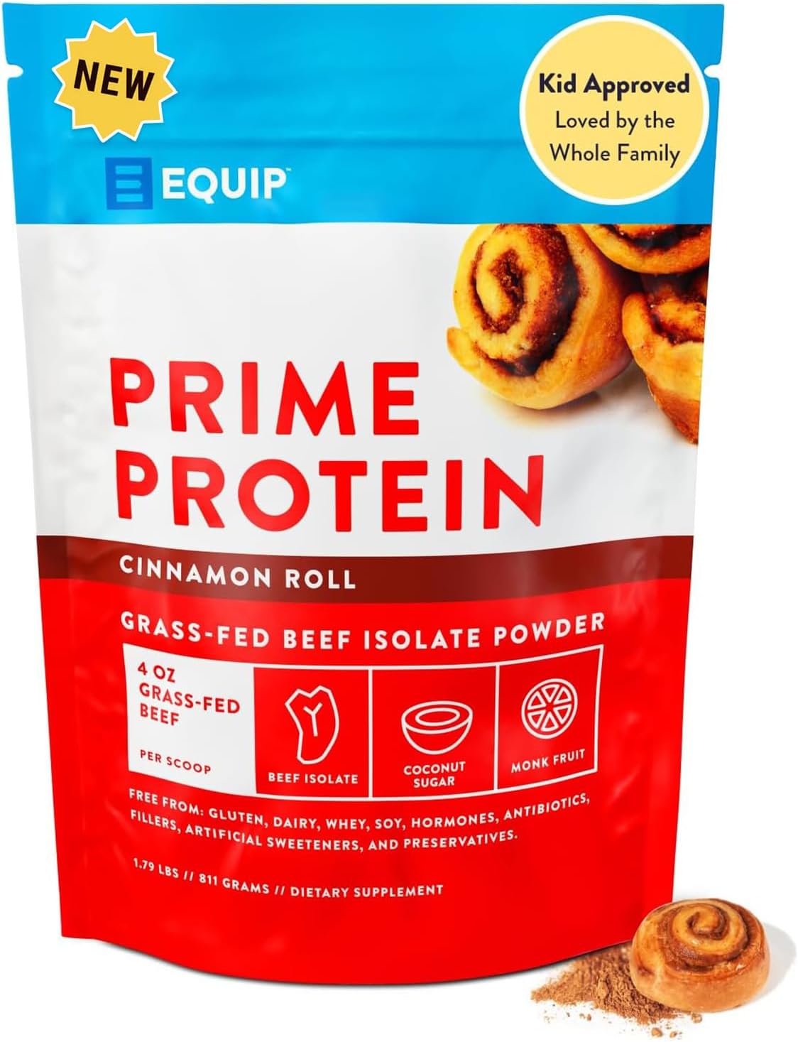 Equip Foods Prime Protein Powder: Clean Beef Protein for All