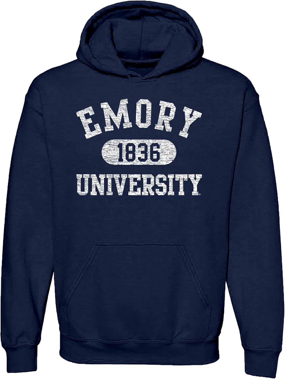 Emory University Team Color Athletic Arch Hoodie for Fans
