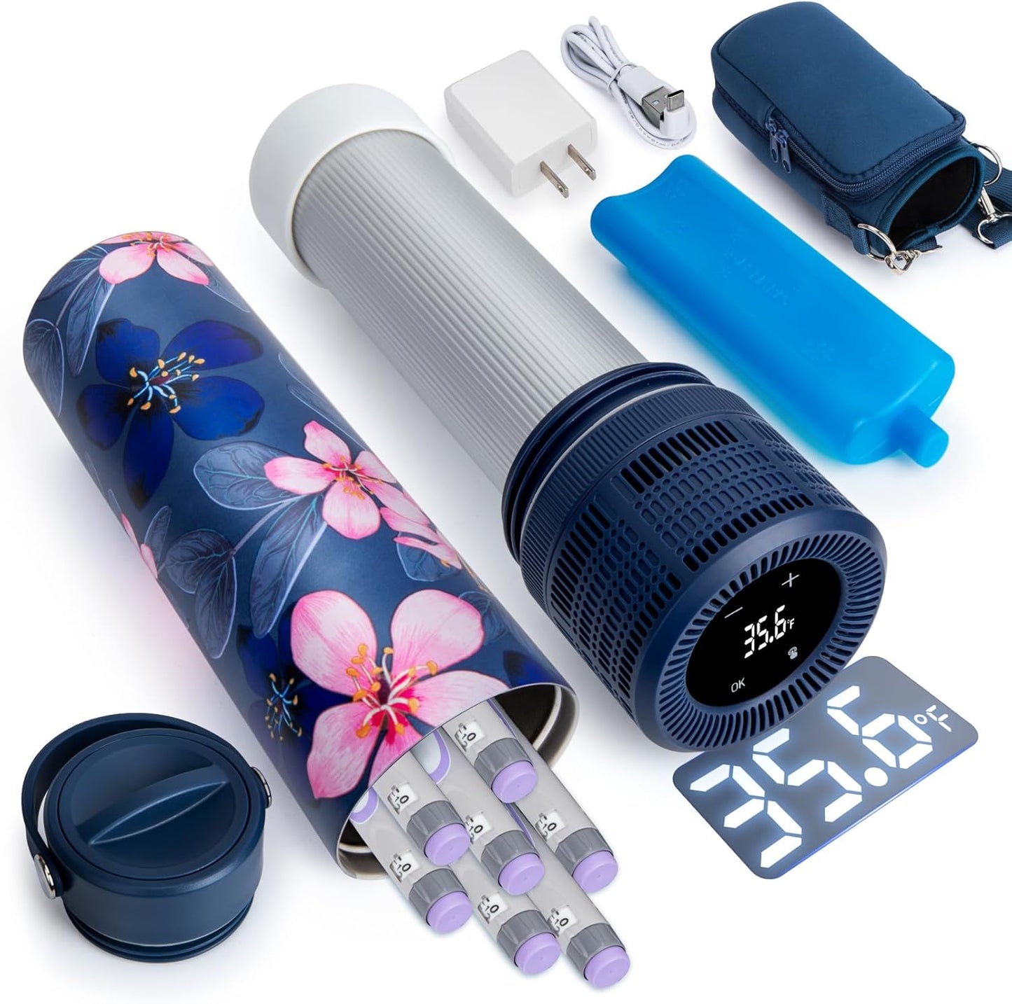YOUSHARES Electric Insulin Cooler Case for Travel & Medications