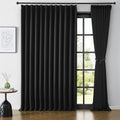 80 in Wide Pinch Pleated Blackout Curtains 80 x 96 - Thermal Insulated