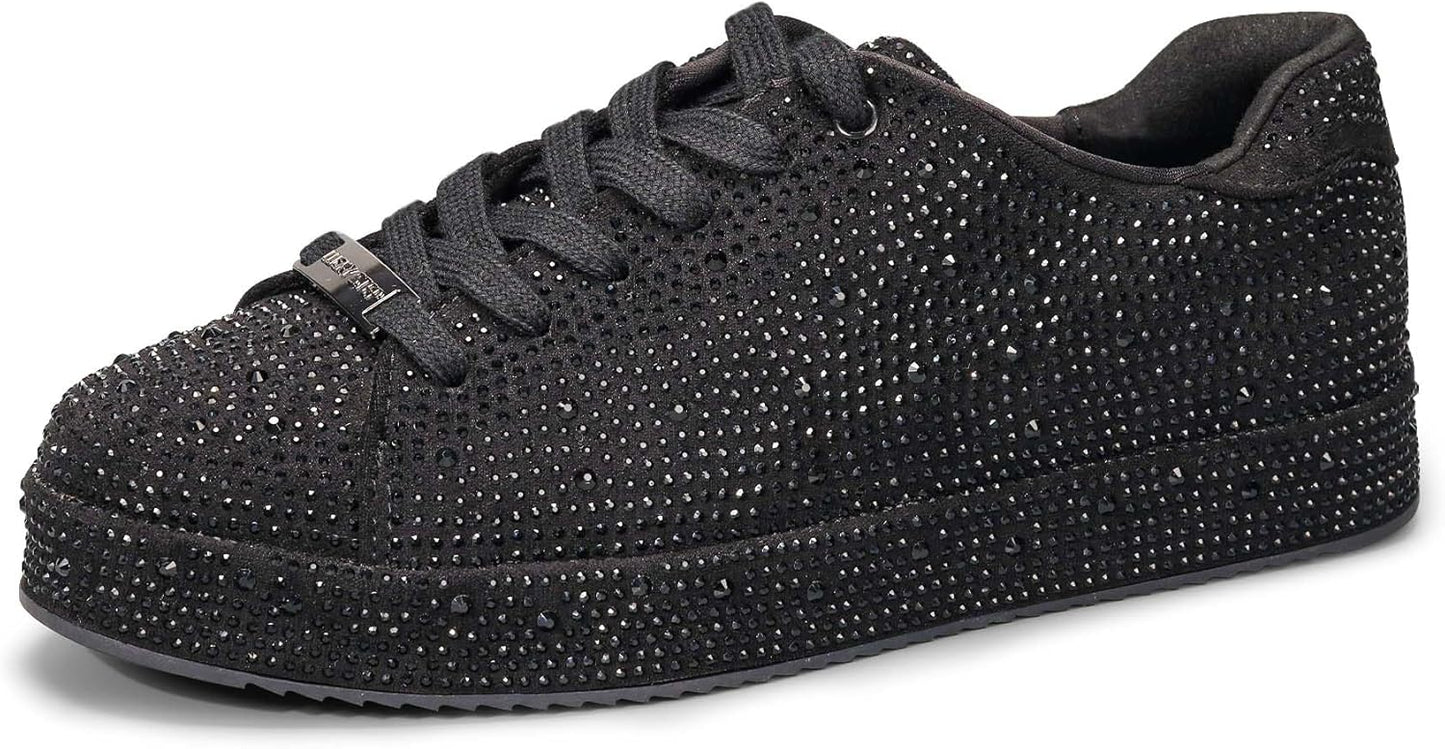 Sparkly Rhinestone Fashion Glitter Sneakers for Women