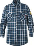 7oz FR Shirts for Men - Welding Hi Vis Flame Resistant Longsleeve