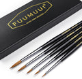 Kolinsky Sable Miniature Watercolor Brushes - Precision Detail Set