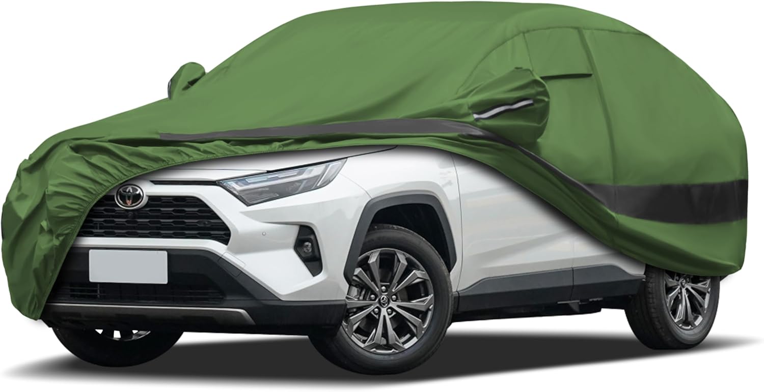 Heavy Duty Outdoor Car Cover for Toyota RAV4 - Waterproof Protection