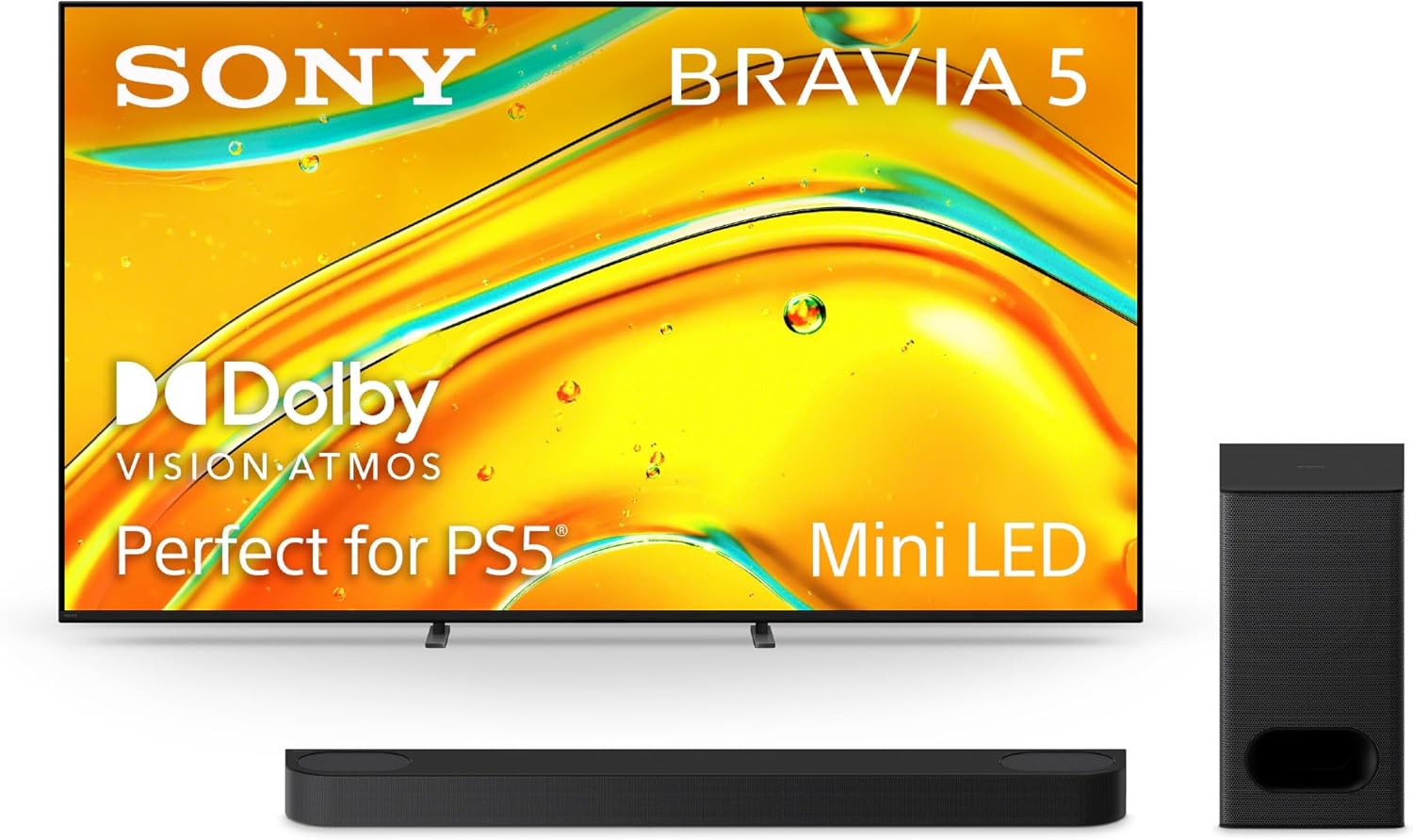 Sony BRAVIA 85-Inch 4K Mini LED Smart TV & Soundbar Bundle