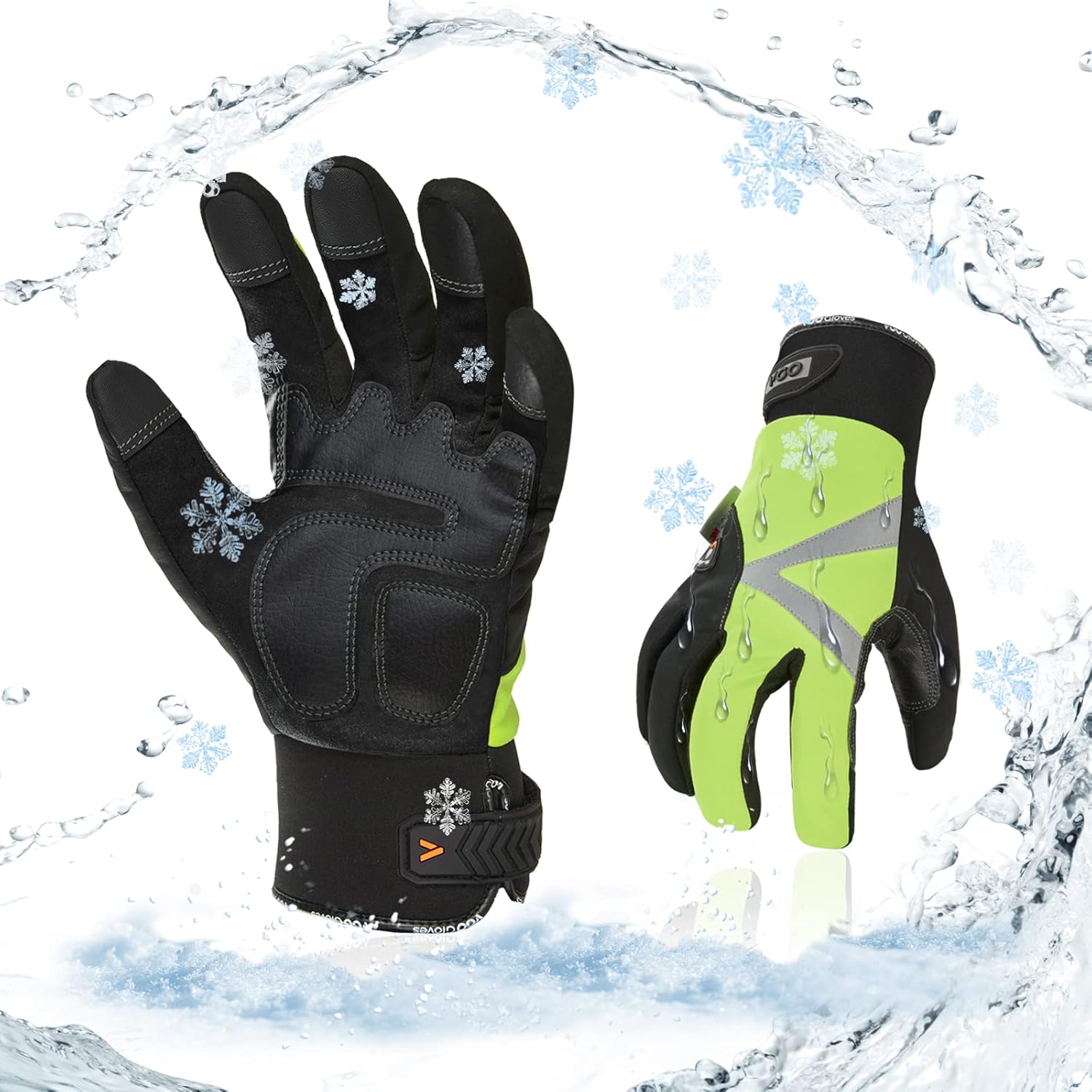 Vgo 3M Thinsulate C100 Lined High Dexterity Winter Gloves XL