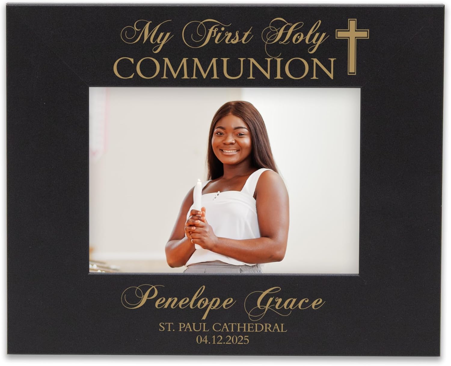 Personalized First Communion Picture Frame for Boys or Girls