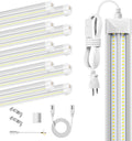 8ft Led Shop Lights Super Bright 19500LM 100W 5000K - Linkable 8FT
