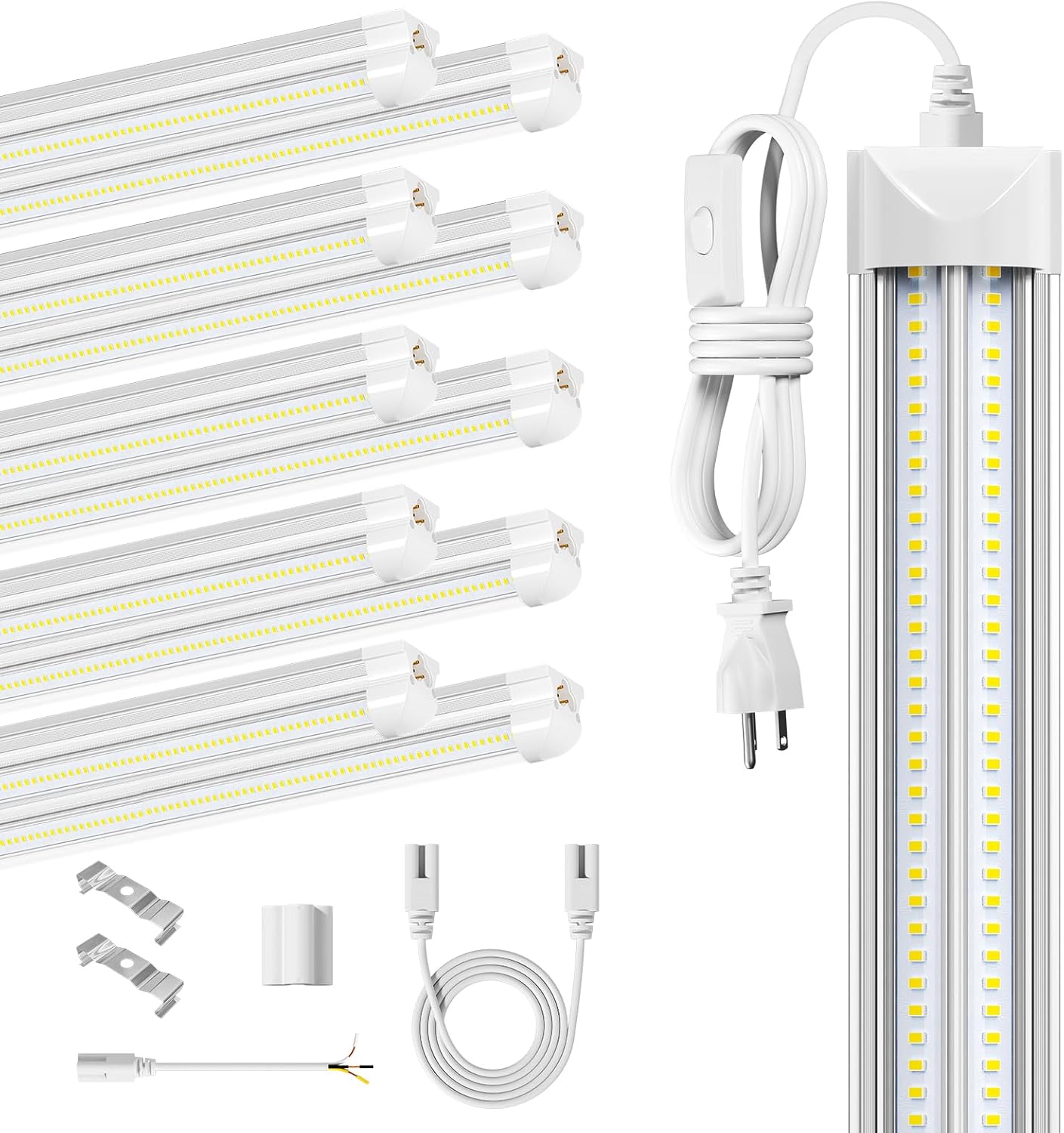 Super Bright 8ft LED Shop Lights for Garage and Workshop Use