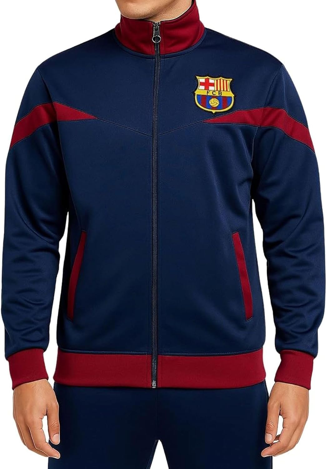 Icon Sports FC Barcelona Track Jacket for Unisex Adults