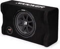 KICKER Comp 10ft Down-Firing Subwoofer Box - Compact Big Bass