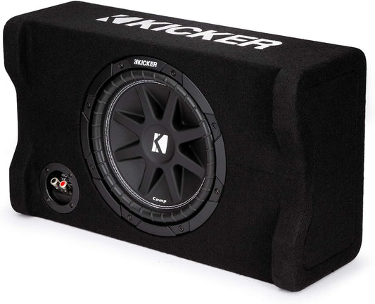 KICKER 10in Comp Subwoofer in Down Firing Enclosure for Bass